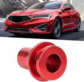 Resim aqxreight Kırmızı Araba Vites Topuzu Önyükleme Adaptörü Temiz Geçiş Gömme Kaplama Için Daha Güzel Görünüm 