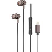 Resim Hytech HY-XBK59 Siyah iPhone Telefon Uyumlu Lightning Konnektörlü Metal Bluetooth Kulaklık 