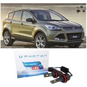 Resim Ford Kuga 2 Led Xenon Sis Farı Ampulü H10 Ultimate 9500 Lumens Yeni Seri Beyaz 2013-2016 