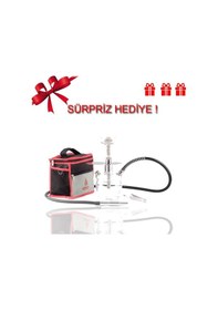 Resim Kefo Trip Paslanmaz Çelik Gövde Orta Boy Cam Nargile Takım 