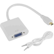 Resim Micro Hdmi To Vga Kablo Çevirici Dönüştürücü + Ses Diğer
