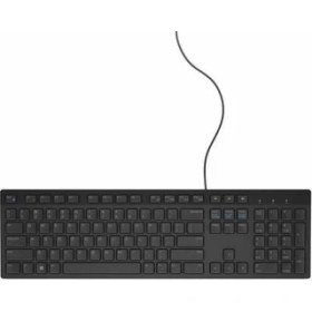 Resim Dell KB216 USB Kablolu Standart Klavye Siyah Ev - Ofis Kullanımı İçin Kare Tuşlarla 