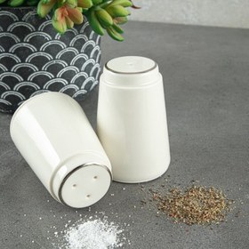 Resim Aryıldız Hazel Platin Tuzluk + Biberlik 
