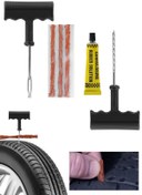 Resim Mobee 6 Parça Tamir Kiti Otomobil Araba Bisiklet Motor Lastik Tamir Kiti Seti 
