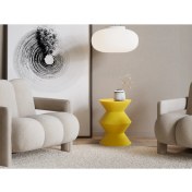 Resim Echo Furniture Neva Çinko Sarısı Sehpa 
