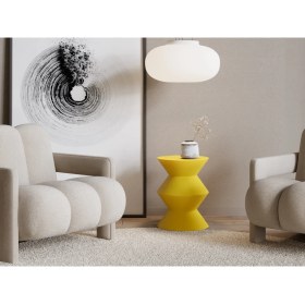 Resim Echo Furniture Neva Çinko Sarısı Sehpa 