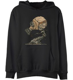 Resim almicrab Gas Mask Tree Hoodie 