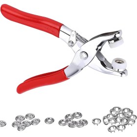 Resim 9,5 mm Metal Çıtçıt Düğme ve Seti – 25'li Dayanıklı Perçin Çıtçıt Takım – El Işi, Dikiş, Bebek Kıyafeti, Çanta ve Tekstil Için Uygun Düğme Seti 