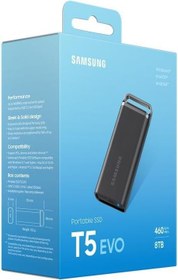Resim Samsung T5 EVO MU-PH8T0S/WW USB 3.2 8 TB Taşınabilir SSD Outlet 