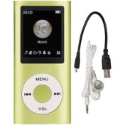 Resim Mp3 Çalar Şık Çok Fonksiyonlu Kayıpsız Ses İnce 1,8 İnç Lcd Ekran Taşınabilir Mp3 Müzik Çalar Dahili Pil İle Birlikte Gönderilir -m Yeşil 