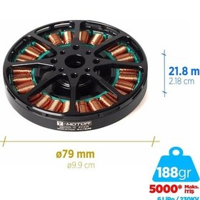 Resim T-motor Mn7005 230kv Antigravity Outrunner Brushless Fırçasız Brushless Fırçasız Uav Motor Multikopter Multi-rotor Quadcopter Hexacopter Drone Motoru 