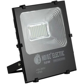 Resim Horoz Leopar-50 50w Led Projektör Siyah 6400k Ip65 Çok Renkli 