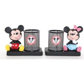 Resim Mickey Mouse Desenli Polyester Kalemlik 