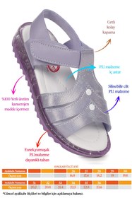Resim Kiko Kids Luvia Kız Çocuk Sandalet Lila 