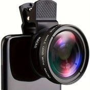 Resim 2'si 1 arada Makro Geniş Açılı Lens - Makro ve Geniş Açılı Modlar ile - Dayanıklı PVC Yapı, Akıllı Telefonlar ve Kameralar için Kolay Kullanım, Akıllı Telefon Kamera Lensi | Makro Fotoğrafçılık | Pvclens 