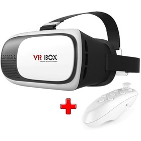 Resim Vr Box 2 Sanal Gerçeklik Gözlüğü Kumandalı 