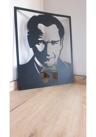 Resim Atatürk Portre Gösterişli Metal Tablo 
