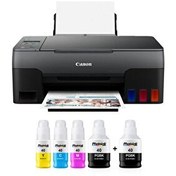 Resim Canon Pixma G3420 Photoink Mürekkepli Wi-Fi + Tarayıcı + Fotokopi Renkli Çok Fonksiyonlu Mürekkep Püskürtmeli Yazıcı 