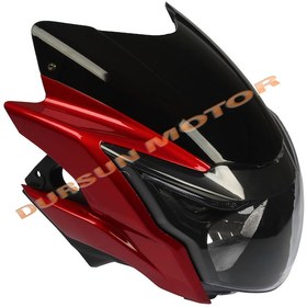 Resim Tvs Apache Rtr 150 Ön Far Panel Komple Kırmızı Yeni Model 