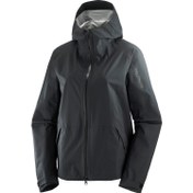 Resim Salomon Outerpath 2.5l Wp Kadın Siyah Yağmurluk 