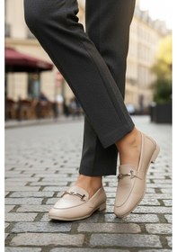 Resim Bej Cilt Hafif Esnek Kadın Casual Ayakkabı 572433 Z Bej Cilt 