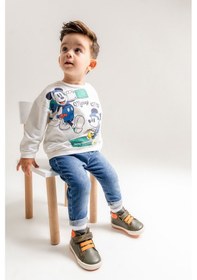 Resim Mnpc Erkek Çocuk Haki Hakiki Deri Anatomik Günlük Bot 24k2b9923263 Haki 