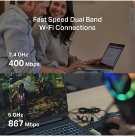 Resim Tp Mercusys Ma30n Ac1300 D.b Wi-fi Usb Adaptör 