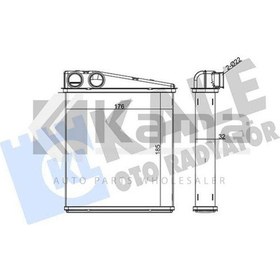 Resim 1k0819031-1k0819031d Kalorifer Radyatörü Vw Golf-5 / Gol 