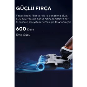 Resim Kumtel 180 W HWDVC-01 Islak & Kuru Şarjlı Kablosuz Dikey Süpürge Güçlü Performans 