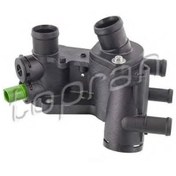 Resim TOPRAN Volkswagen Polo 00-02 Model 1.4 AHW Motor Termostat Gövdesi 