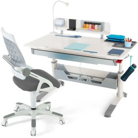 Resim Sirius Advanced Çalışma Masası Takımı - Ekru / Gri 