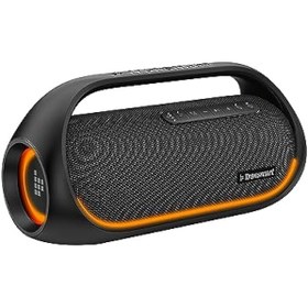 Resim Tronsmart Bang 60W Taşınabilir Hoparlör - IPX6 Su Geçirmez Kablosuz Hoparlör LED Işıkları, Güçlü Bas, Güç Bankası, 24 Saat Çalma Süresi, TF Kart, AUX, EQ, Parti ve Ev için Uygulama 