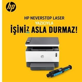 Resim Hp 5Hg74A 1000N Neverstop Network Laser Yazıcı -A4 32Mb,20Ppm,5000Syf Tam Dolu Toner,Apple Airprint 
