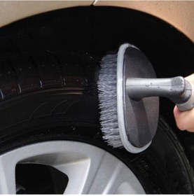 Resim Çok Amaçlı Araç Temizlik Fırçası Oto İç Ve Dış Yüzeyler, Koltuk, Halı, Torpido Ve Jant İçin Ergonomik Temizlik Fırçası 4741 