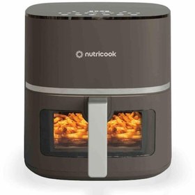 Resim Nutricook 5.2L Kapasiteli Air Fryer - Sağlıklı Pişirme için 10 Ön Ayarlı Fonksiyon 