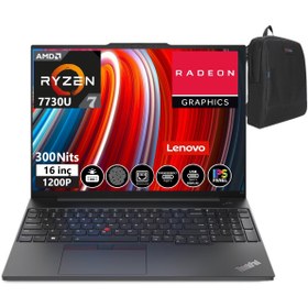 Resim LENOVO Thinkpad E16 Gen1 Ryzen™ 7 7730U 16 GB 512GB SSD 16" Dos Wuxga IPSTB21JT0017TX06+ZETTAÇANTA 