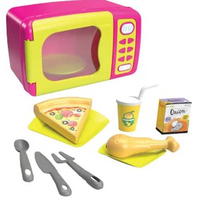 Resim Oyuncak Mikrodalga ve Pizza Seti 