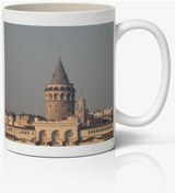 Resim Galata Kulesi Baskılı Kupa Bardak Baskılı Kahve Kupa Bardak-5 