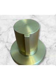 Resim İsaoğlu Yapı Mat Gold Gömme Rezervuar Mat Gold Taharet Musluğu Ve Buton Komple Set Mat Altın Dore Panel Gold 