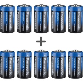 Resim Panasonic 10'lu Özel C Orta Boy Pil Paketi (10 C) 