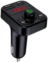 Resim PDAteknoloj Concord C-606 Plus Araç Fm Transmitter 5.1 Bluetooth Araç Kiti Usb Type-C Hızlı Şarj Çıkışlı Çakmaklık Girişli (C-606 Plus) 