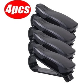 Resim 5 Adet Evrensel Araba Güneşlik Gözlük Klip Araba Aksesuarları Kutusu Güneş 4pcs ' Sadece Ekran Koruyucu 