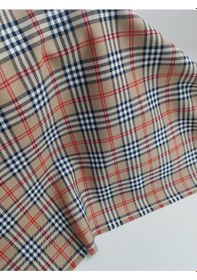 Resim Ekoseli İskoç Kumaş Bej 