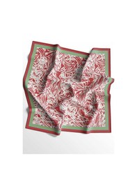 Resim Afvente Dalgalı Desen Bordo Soft Pamuk Eşarp 