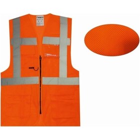 Resim Unıwest Uw221 File Mühendis Yeleği Turuncu 