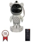 Resim Torima LW-66 Beyaz Astronot Kumandalı Bluetooth Hoparlör Müzik Çalar 