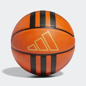 Resim adidas 3 Stripes Rubber Mini Turuncu Basketbol Topu 