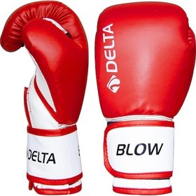 Resim Delta_Store Delta Blow Dura-Strong Kırmızı-Beyaz Boks Eldiveni 