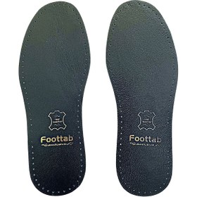 Resim Palwin Hakiki Deri Tabanlık, Kokulu, Ince, Daraltmayan Ayakkabı Tabanlığı, Shoes Insole 1 Çift, Siyah 