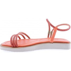 Resim Dgn 536-23y Kadin Sirali Silver Taşli Sandalet 536-2261-R1321 Oranj 